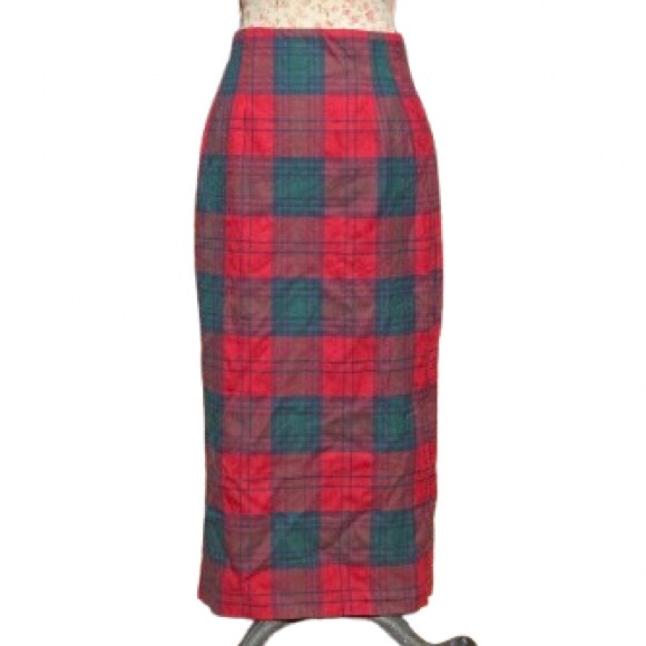 Rafaella Plaid Wrap Skirt - Picture 3 of 4